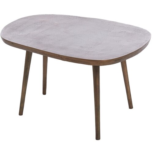 Light &amp;amp; Living Kovinska mizica v bronasti barvi 53x64 cm Puno &amp;ndash; Slike