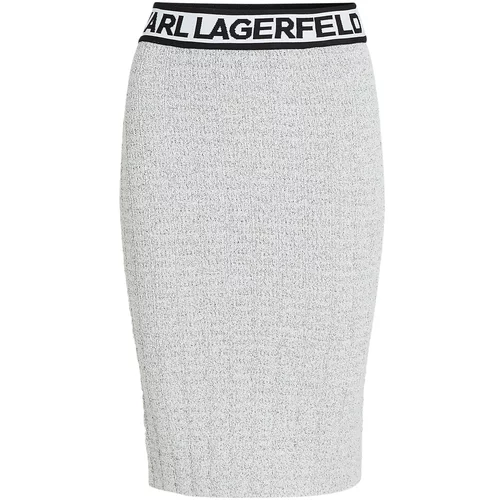 Karl Lagerfeld Suknja siva / crna