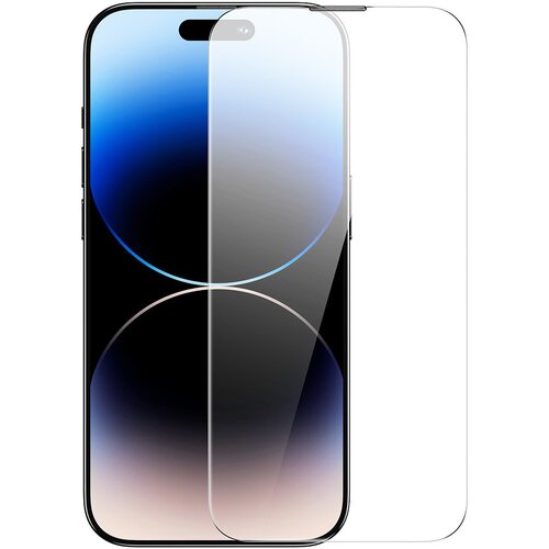 Baseus Celozaslonsko kaljeno steklo za iPhone 14 Pro Max z 0,3 mm pokrovom zvočnika, (21521942) Cene
