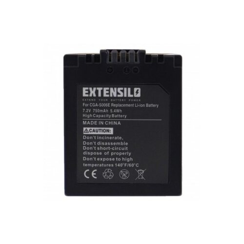 Intensilo baterija CGA-S006 / CGR-S006 za panasonic lumix FZ8 / FZ18 / FZ28 / FZ30 / FZ35, 750 mah kompatibilnost s originalnom baterijom Slike