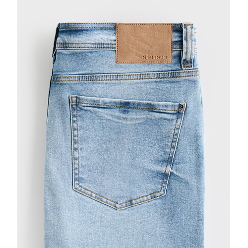 Reserved Carrot slim traperice s poderotinama - plava Cijene