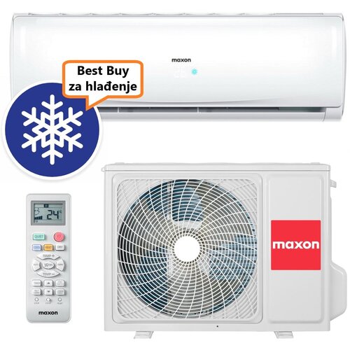 Maxon ECO KLIMA UREĐAJ 3,5kW MXI-12HE013i - Wi-Fi, za prostor do 35m2, A++ energetska klasa Cijene