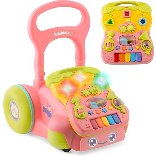 Janshop Izobraževalni sprehajalec z glasbo 2in1 RK-744 Ricokids Pink, (21263006) Slike