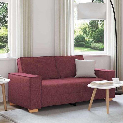 vidaXL Dvosjed Kauč Vino Crvena 140 cm Tkanina Cijene