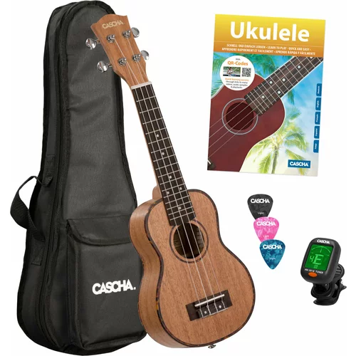 Cascha HH 2027 Premium Soprano ukulele Natural