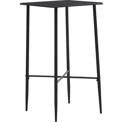 VidaXL Barska miza črna 60x60x111 cm mediapan Slike