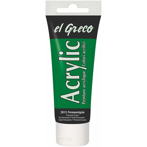  Akrilna boja el greco 75 ml permanent green Cene