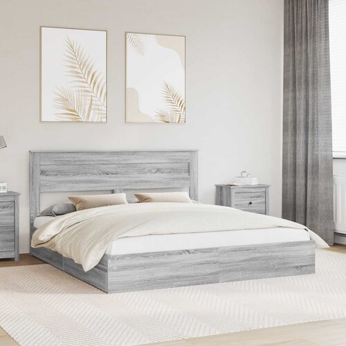  s od storage Siva Sonoma 180 x 200 cm Konstruirano drvo Cene