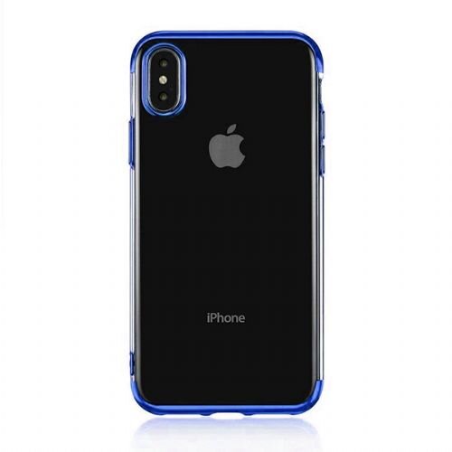 Nillkin Elegance tanek silikonski ovitek za Samsung Galaxy A71 A715 - prozoren z modrim robom Cene