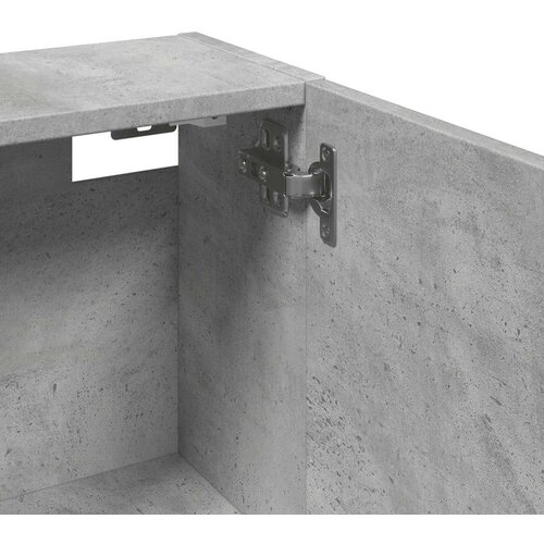VidaXL Stenska kopalni&amp;scaron;ka omarica betonsko siva 32x20x67 cm Slike