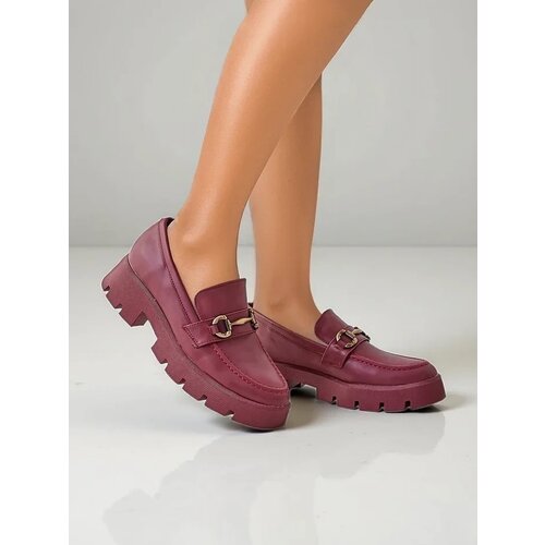 Resti Elegant women's loafers Burgundy Cene