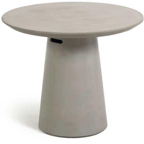 Kave Home betonska zunanja jedilna miza Itai, ⌀ 90 cm Cene