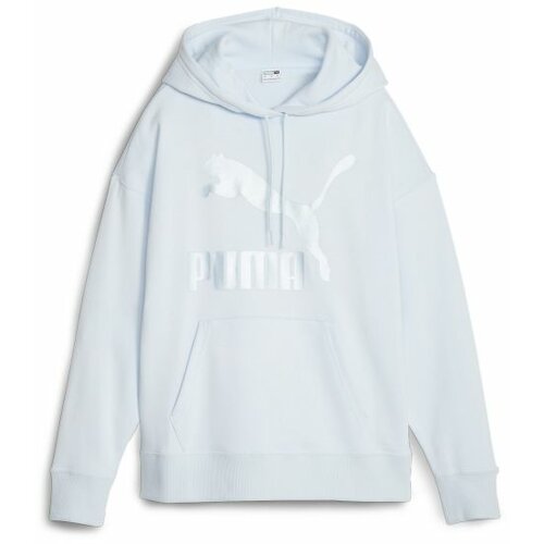 Puma classics logo hoodie tr (s), ženski duks, bela 622819 Slike