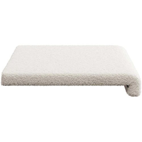  Jastučić za klupu Sherpa Tkanina Krem Dubina 35 cm - Krem 60 x 38 x 6 5 cm Slike