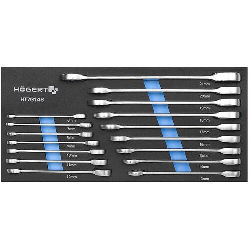 Hogert 16-delni 6-21mm RAGLER WRENCH KLJUČ GARNITURA OBROČNO OBROČNIH KLJUČEV, (22113595) Cene