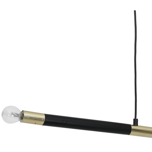  Luster na sajli BASTONE 2xE14/40W/230V crna/zlatna Slike