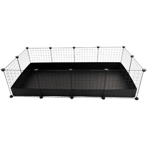 CC Modular cage 4x2 145 x 75 cm black Slike