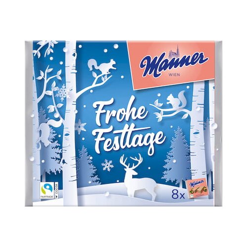 Manner Božična izdaja - 8 paketov napolitank Slike