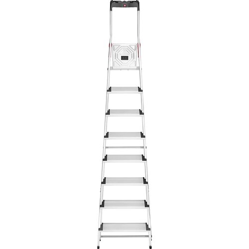Hailo aluminijasta lestev xxl 3+1 (delovna višina: 2,6 m, transportna dolžina: 1,46 m, nosilnost: 150 kg) Cene