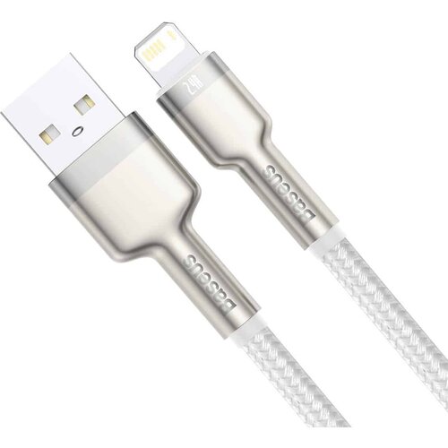  USB kabel za Lightning Baseus Cafule 2.4A 1m (bijeli) Slike