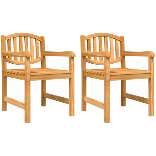  4-dijelni vrtni blagovaonski set od masivne tikovine Smeđa Dužina stola 180 cm Slike
