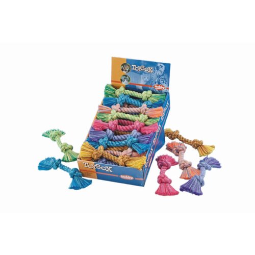 Nobby igralna vrv z dvema vozloma, mix - 90 g Slike