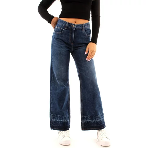 Marella Jeans straight FCROP1 Modra