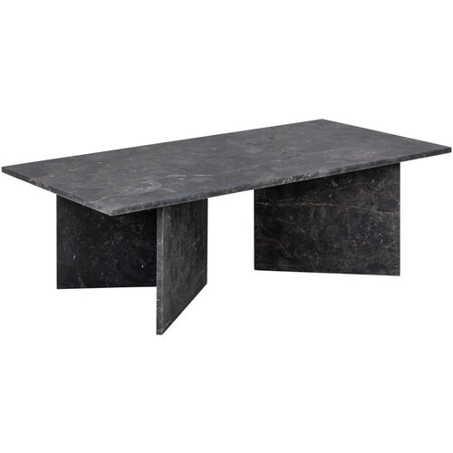 Actona Tamno smeđi stolić za kavu u mramornom dekoru 70x140 cm Vega – Cijene