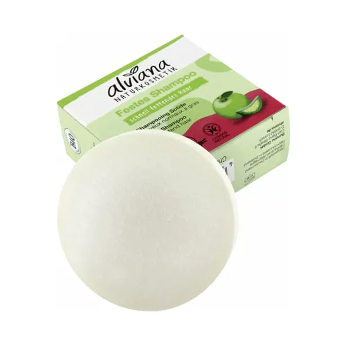 alviana naravna kozmetika čvrsti šampon - organska jabuka i organska aloe vera