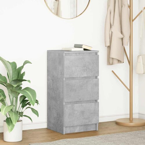 vidaXL Komoda siva boja betona 37,5x35x76 cm od konstruiranog drva Cijene