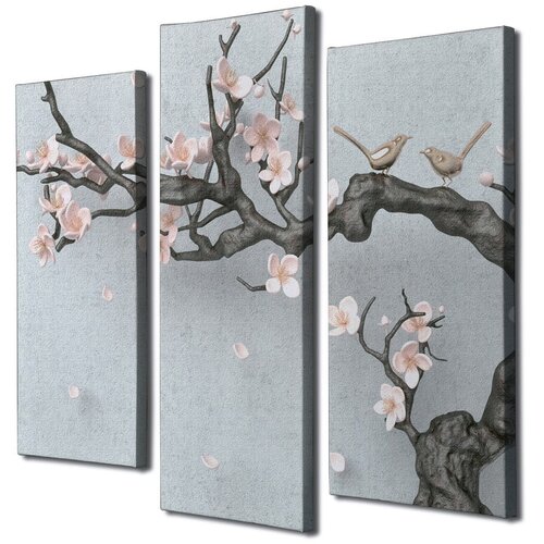 Wallity Dekorativna slika UC113, 20x40cm, 3 dijela Cene