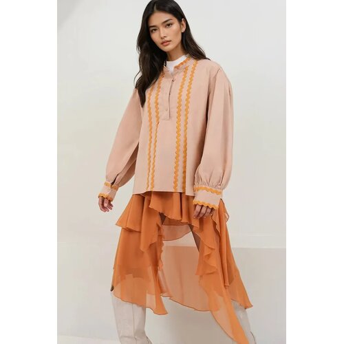 Trend Alacati Stili Ženska bluza Alc-X14842, Bež Cene