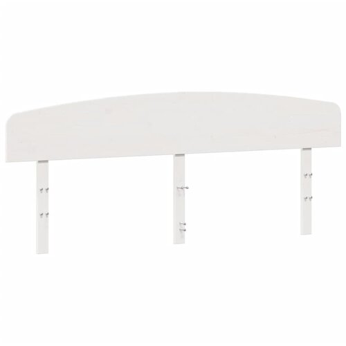 Maison Chic Vzglavna omarica - Nočna omarica - Posteljna omarica bela 180 cm trdna borovina, (21711152) Cene