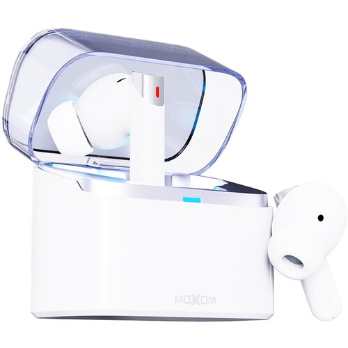  Slu&scaron;alice bluetooth Moxom MX-TW74 ANC bele Cene