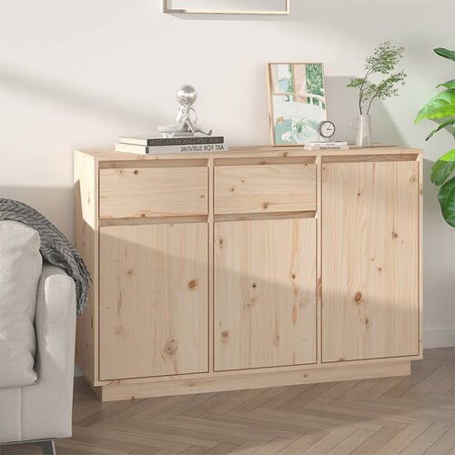 The Living Store Komoda 110x34x75 cm trdna borovina - Komoda, (21662326) Cene