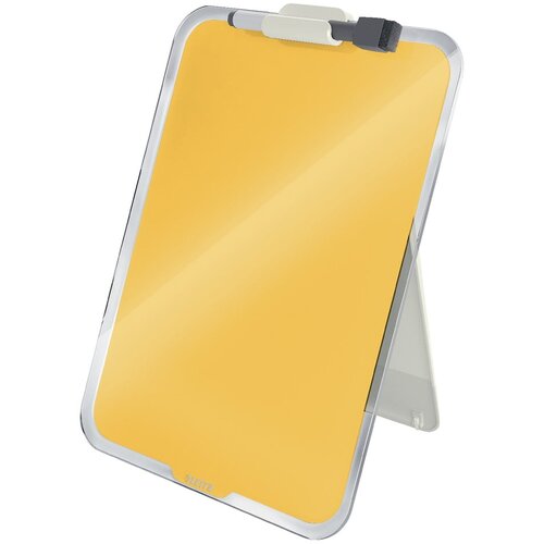 Leitz Rumeni stekleni tabla za pisalno mizo Cosy, 22 x 30 cm Slike