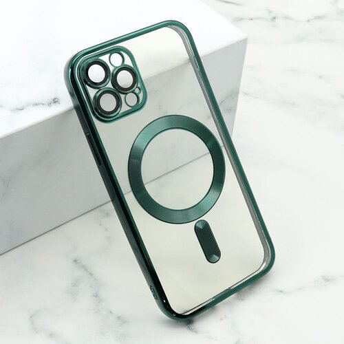 Maska camera protect magsafe za iphone 12 pro/ zelena Slike