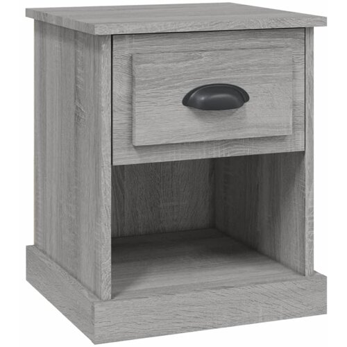 Maison Chic Nočna omarica - Nočna miza siva sonoma 39x39x47,5 cm inženirski les, (21687848) Slike