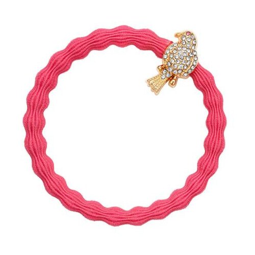 By Eloise London Bling Charms Gold Diamant&amp;eacute; Bird Neon Peach gumice za kosu Slike
