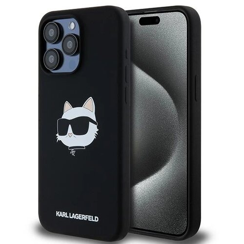 Karl Lagerfeld SILIKONSKI OVITEK CHOUPETTE HEAD ZA MAGSAFE ZA IPHONE 15 PRO ČRN, (21898540) Cene