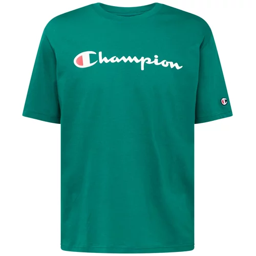 Champion Authentic Athletic Apparel Majica smaragdno zelena / crvena / bijela