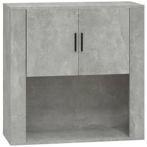 vidaXL Stenska omarica betonsko siva 80x33x80 cm inženirski les, (21010785) Cene