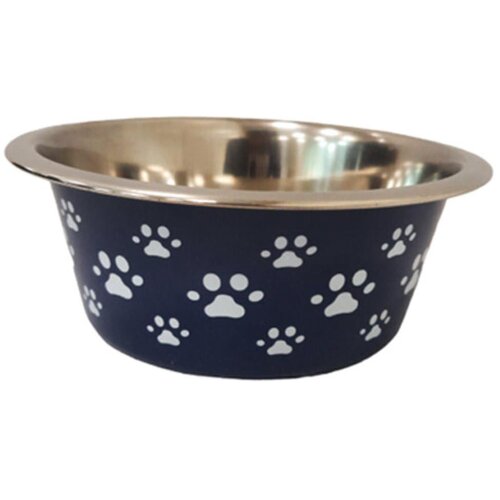 BESTA Činija za ljubimce Paw, Inox, 840 ml, Tamnoplava Slike