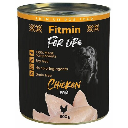 Fitmin For Life Dog Konzerva Piletina, hrana za pse 800g Slike