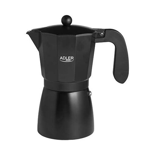 Adler ad4420 džezva za espresso kafu 9 šoljica 520ml crna Cene