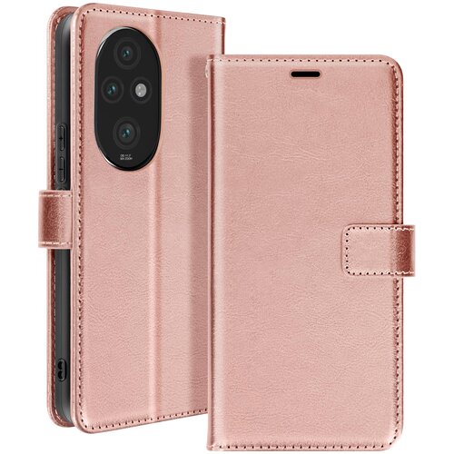 Oem Mayaxess, Ohišje za Honor 200 Pro Wallet s trakom za roko, Šampanjec roza, (5000215586) Cene