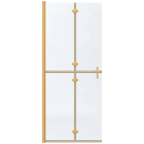  Walk-In zid za tu&amp;scaron;iranje Zlatno 80 x 6,5 x 190 cm Slike