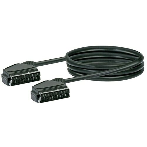 SCHWAIGER Scart kabel (Duljina: 1,5 m, Crne boje, 6,8 mm) Cijene