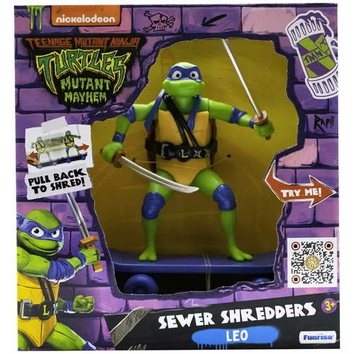 Funrise Ninja Turtles skateboard 11 cm Sewer Shredders 4 sort