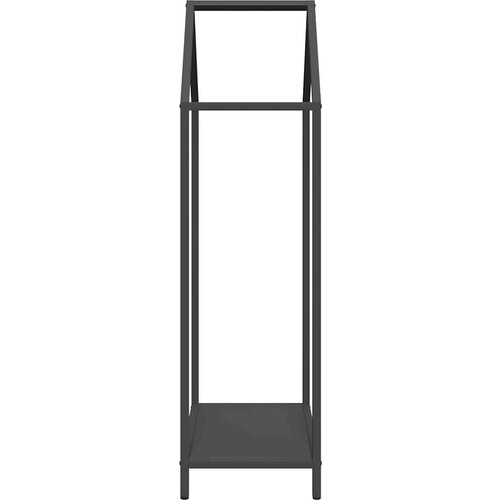  Stalak za drva crni 40x25x90 cm hladno valjani čelik Slike